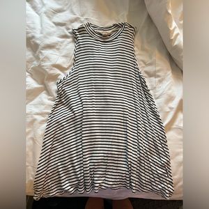 black and white striped halter top size small